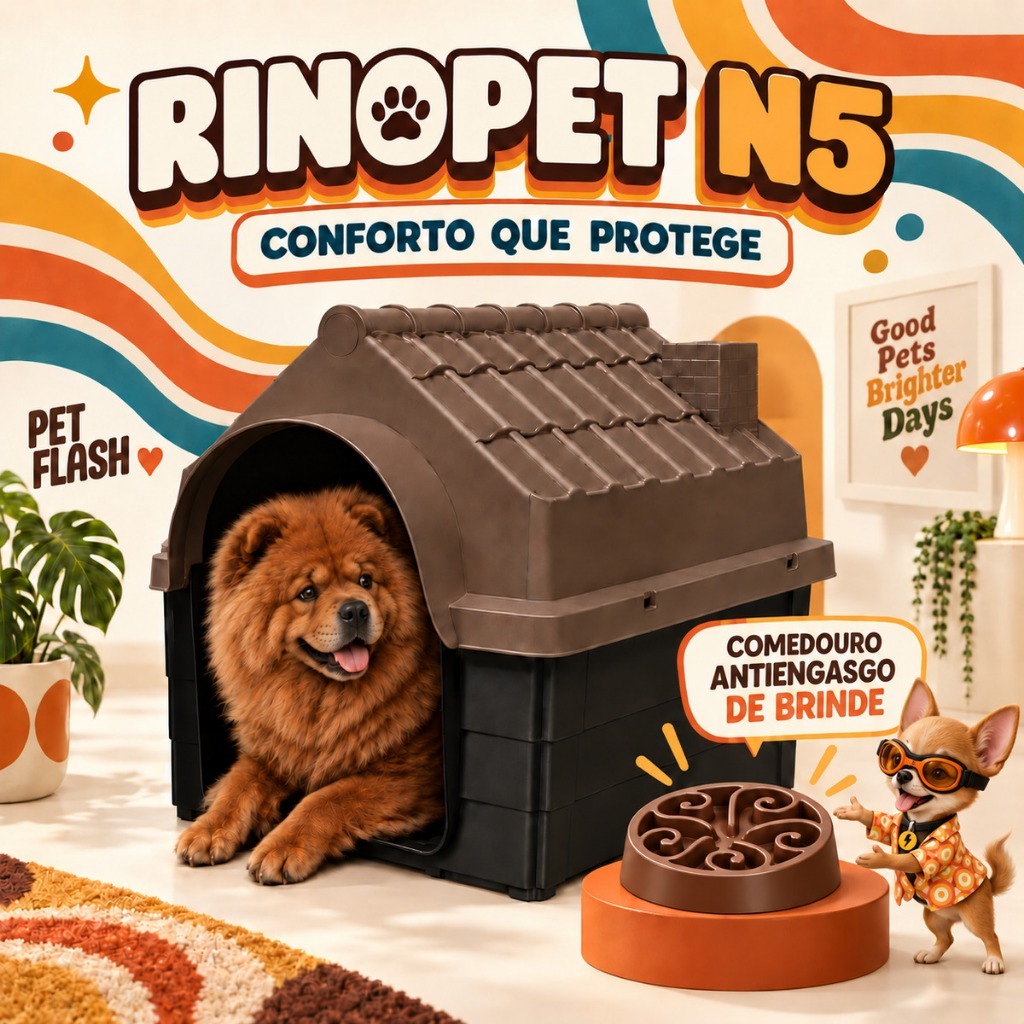 Casa Casinha Cachorro Plástica Desmontável N5 Porte Médio MECPET