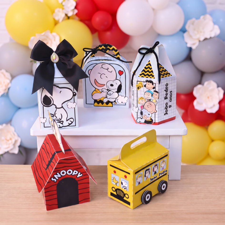 Personalizados Snoopy para montar - decoração de festa