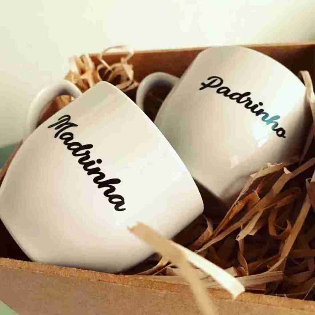 Adesivos DTF para Canecas Madrinha Padrinho Casamento 5cm – Nomes Estampados — imagem 2 de 2