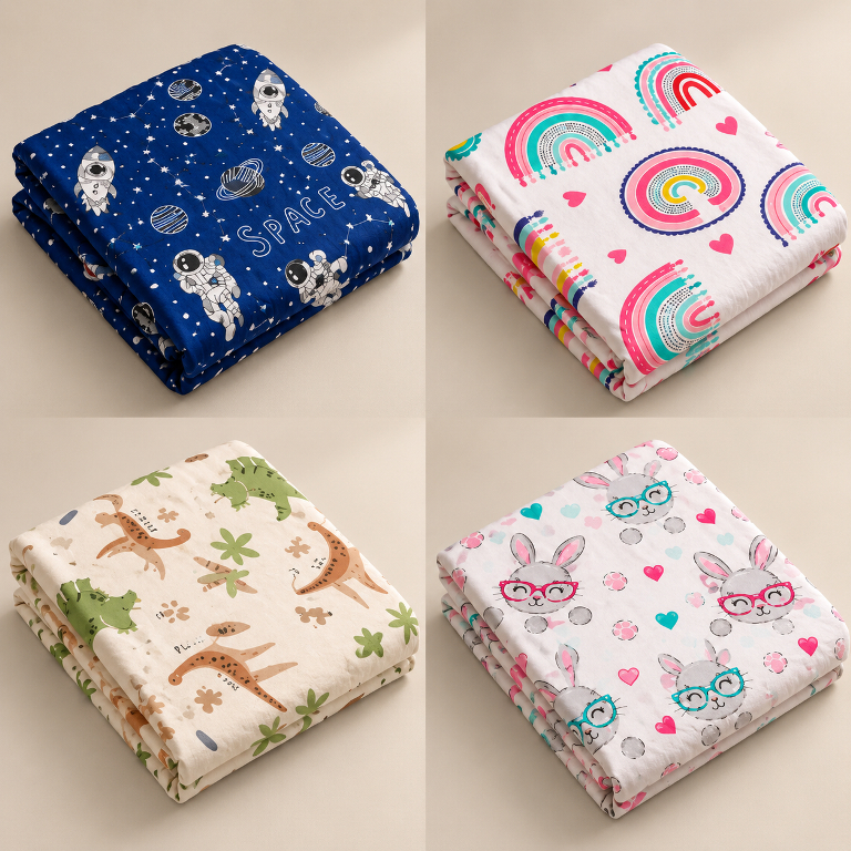 Lençol Avulso Solteiro Estampado Microfibra Estampa Para Menina e menino Diversos Modelos