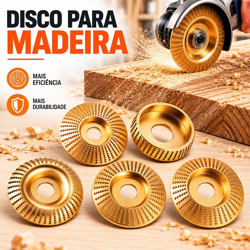Disco lixador desbaste 100mm madeira, diâmetros internos 22mm, acessório para esmerilhadeira angular