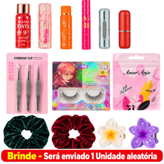 Mimo Máscara ou Batom Mágico ou Xuxinha ou Kit Manicure ou Gloss Mágic ou Pinças ou Caneta c/ pincel Cilios Presilha Flo