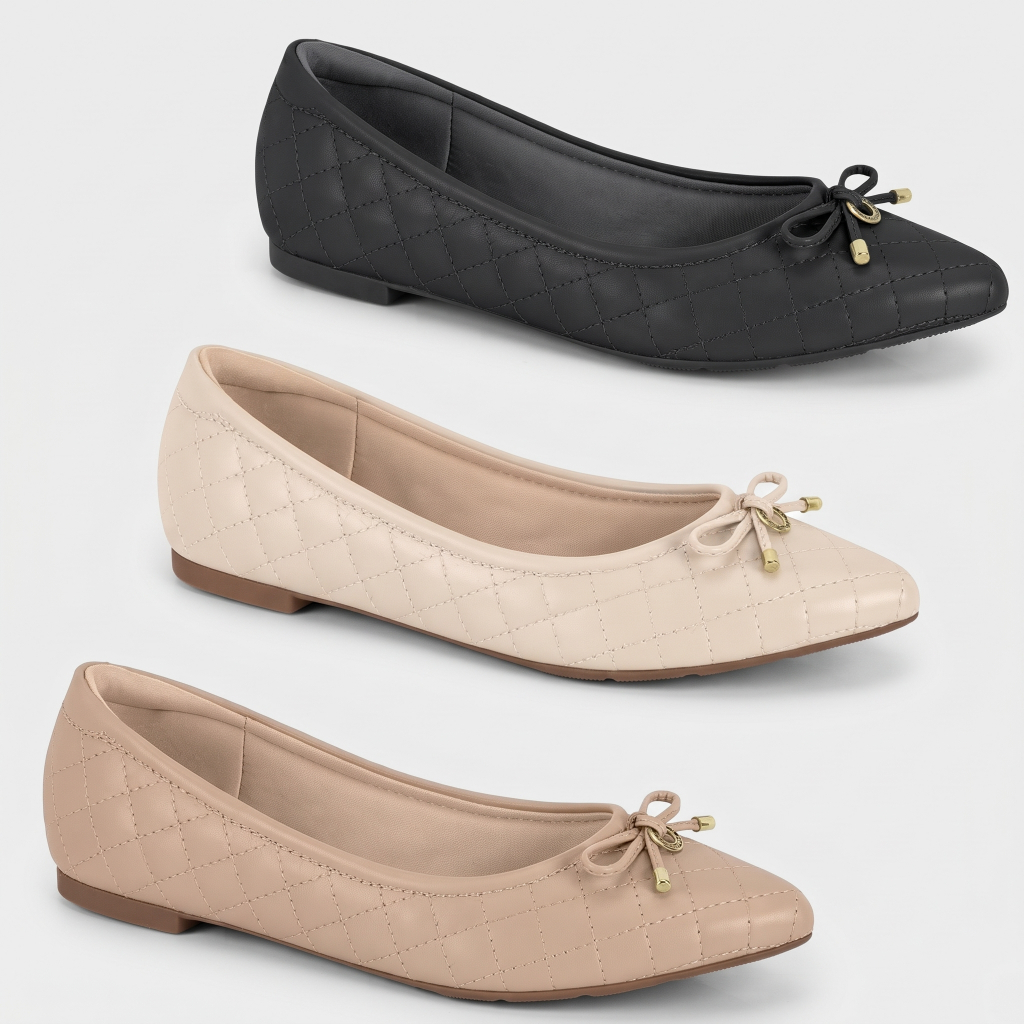 Sapatilha Modare Feminina Bico Fino Acolchoado Ultra Conforto Original