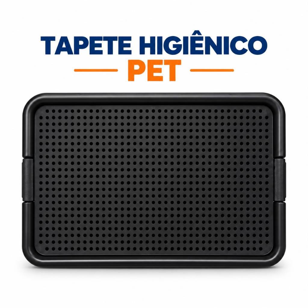Sanitário higiênico canino pet educador xixi sim tapete higiênico cachorro grande banheiro Preto
