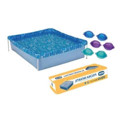 Kit Piscina De 400 Litros Mor + Oculos Fashion Infantil Natação Verão Calor Criança Agua