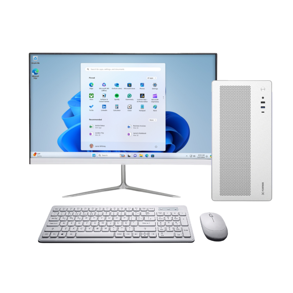 Computador Pc Corporativo i7 SSD 480GB 16gb RAM WIFI Teclado e Mouse Sem Fio Monitor Led 23" Bivolt