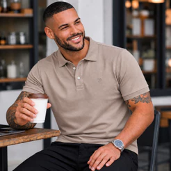 Camisa Polo Masculina Algodão Piquet