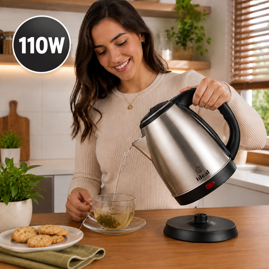 Chaleira Elétrica Inox Alta Capacidade 18 Litros Potência 1000w Rápido Aquecimento