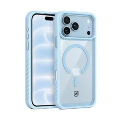 Gshield Capa Case Wave Magsafe Glacial Anti-impacto com Cordão de Pulso Incluso e Lateral Antiderrapante para iPhone