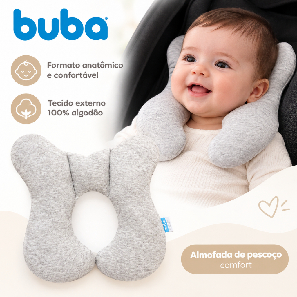 ALMOFADA DE PESCOÇO BUBA BEBÊ
