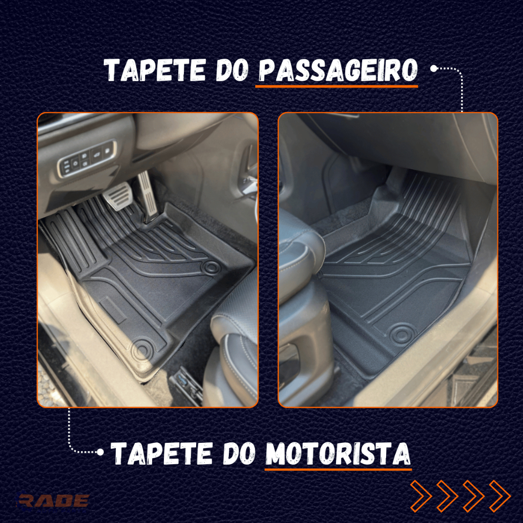 Tapete Bandeja 3D para Jaecoo 7 2026 2027 com Bordas Elevadas Concha - Linha Premium — imagem 2 de 2