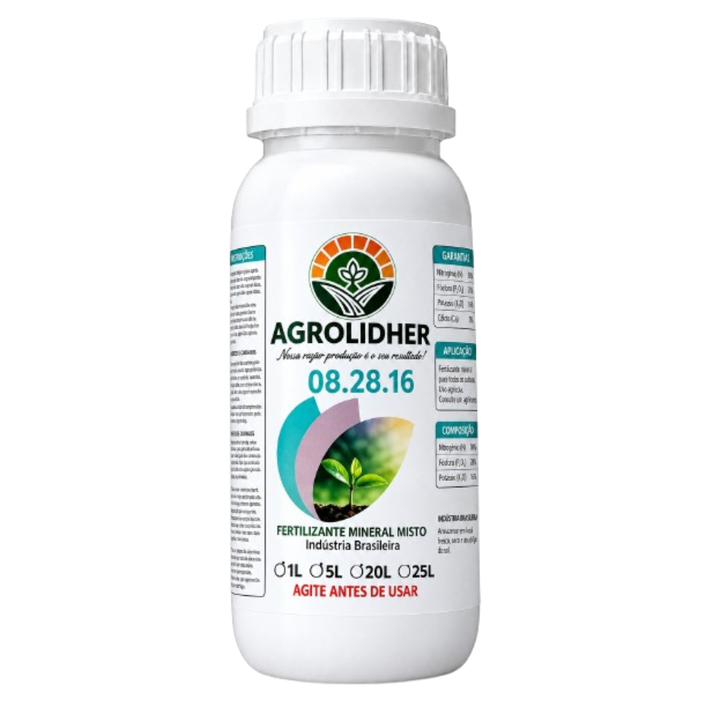 Fertilizante Liquido Concentrado Enraizador Npk 08.28.16 1LITRO