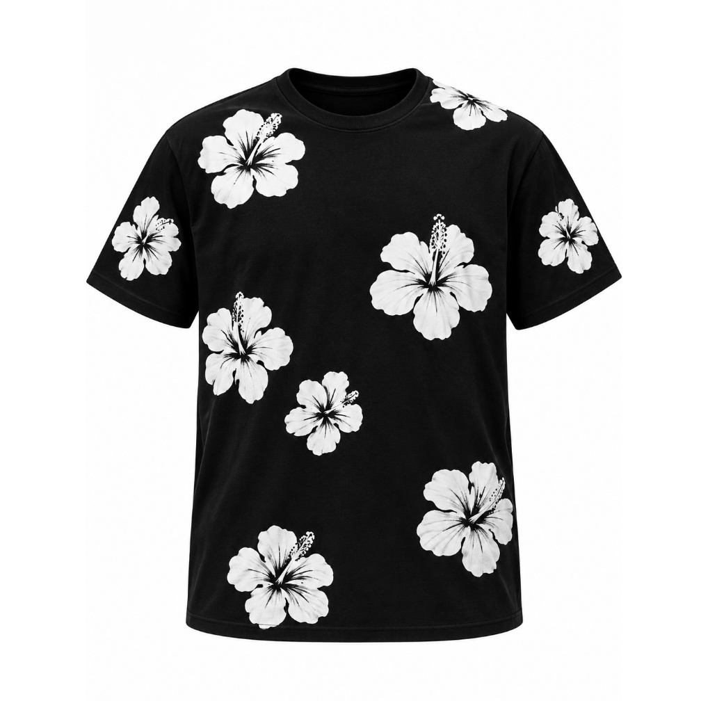 Camiseta Malha 30.1 Cores Estampa Relevo Cotton
