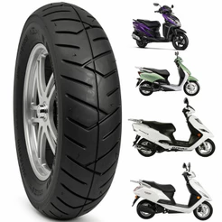 Pneu Traseiro Pirelli 100/90-10 Sl26 56J Original Honda Elite 125 uso sem camara