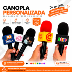 Canopla Personalizada Suporte Lark M2 Até 2 Marcas