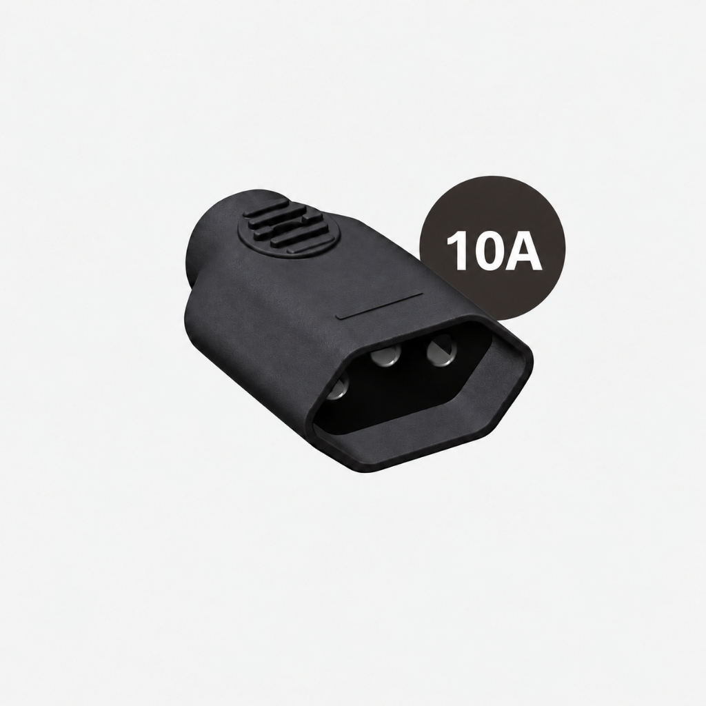 Plug Fêmea 10A Tomada 2P+T Ilumi 1432