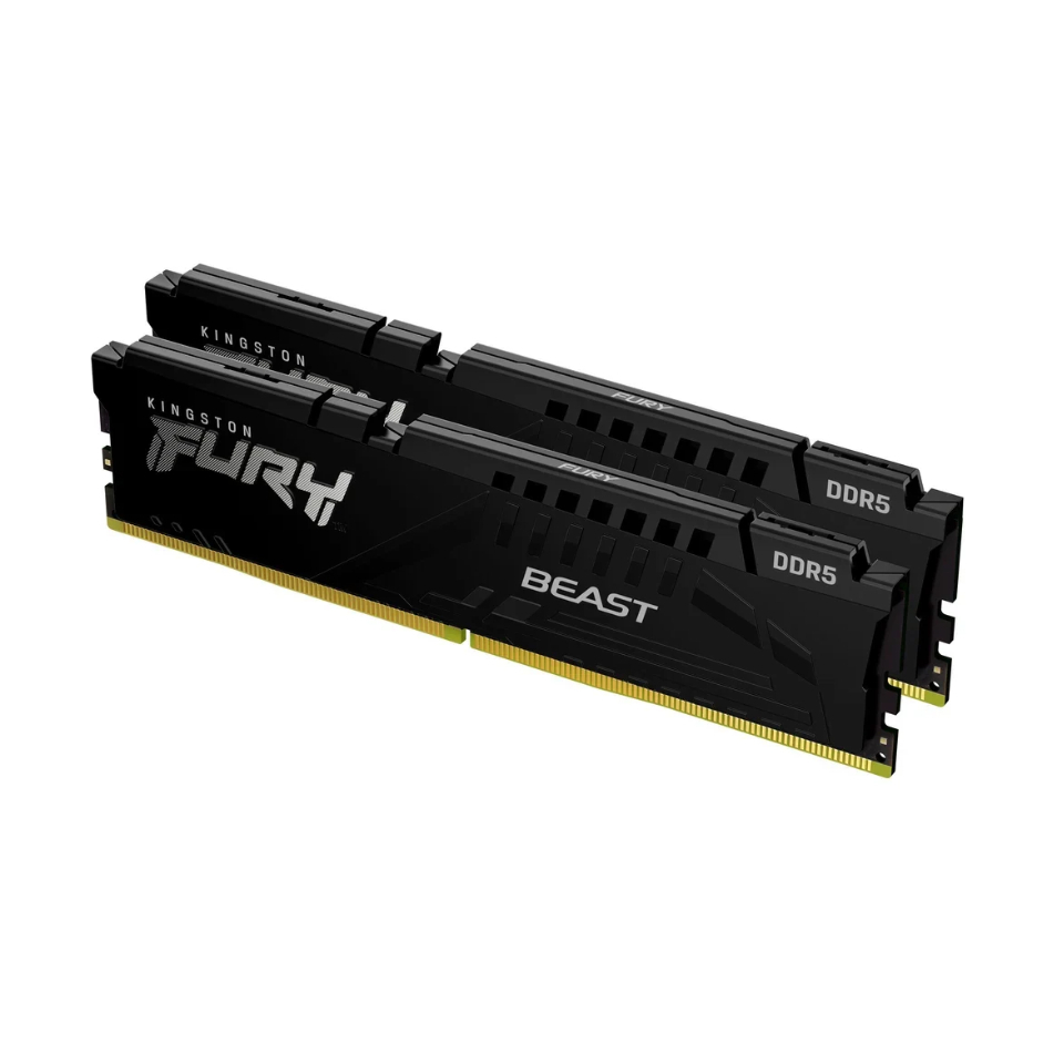 Kit Memória 2x64GB DDR5 5600MHz/1.25V (PC5-44800) KINGSTON FURY Beast [KF556C36BBEK2-128]