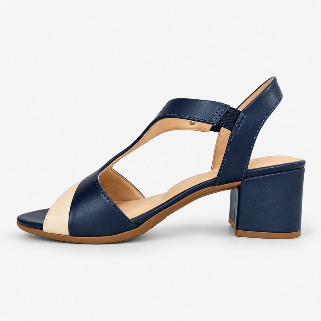 Sandália Feminina Salto Bloco Calce Facil Comfortflex 2657406 — imagem 2 de 2