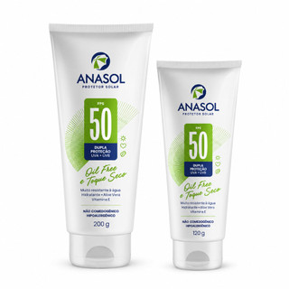 Kit Anasol Protetor Solar FPS50 200g 120g Corporal Facial Corpo