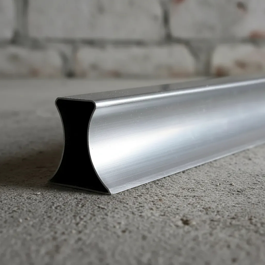 Regua De Pedreiro Parabolica Reforçada Aluminio Triangular (Varias Quantidades)