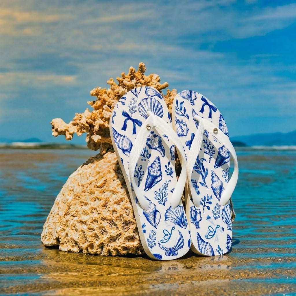 Chinelo Florêcy Antiderrapante Macio Leve Confortável para o Dia a Dia Estampado