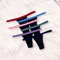 Kit 6 Calcinhas Feminina Conforto Tanga Biquíni Confortável Com Forro Algodão Básica Dia a Dia