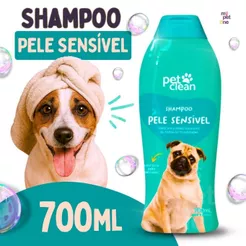Shampoo Pele Sensível Cachorro Cães e Gatos Pet Clean 700ml