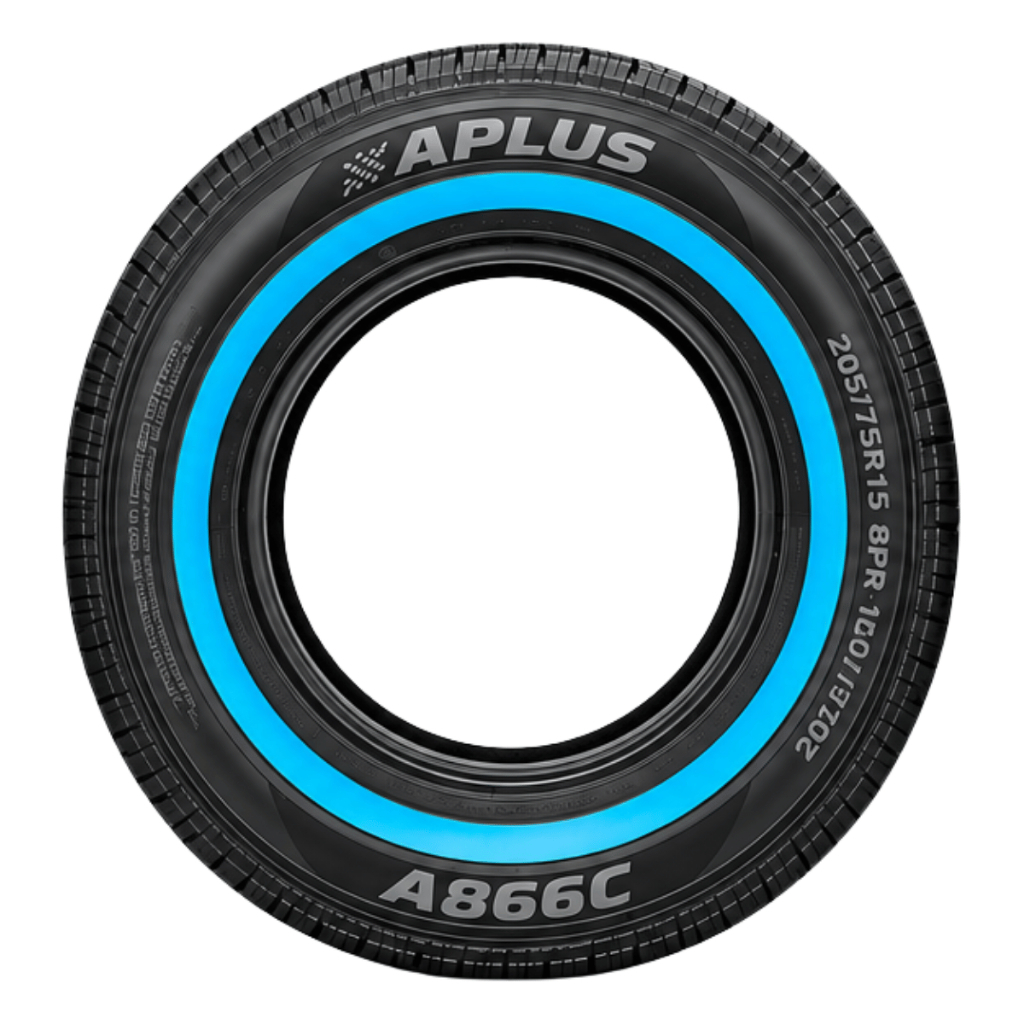 Kit 2 Pneus 205/75R15 Aplus 8PR 109/107R A866C Aro15 — imagem 2 de 2