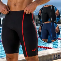 Bermuda de Natação Profissional Original HammerHead Xtra Life Elastano Preta Masculino Premium