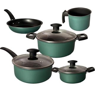 Jogo Panelas Antiaderente 3 peças assadeira Frigideiras Formas Fervedor Kit cozinha em Oferta na Shopee