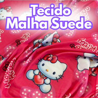 Tecido Suede Estampado Infantil por Metro Macio Resistente Para Pijama Almofada Lençol em Oferta na Shopee