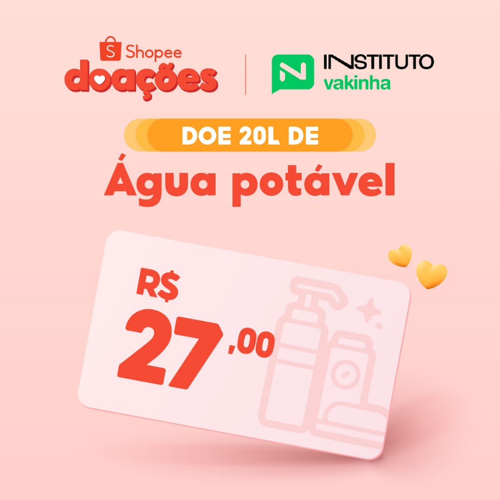 Doe 20L de água potável - Ajude as vítimas das chuvas em Minas Gerais