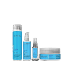 Cadiveu Kit Hydra Up Sh. 250ml, Glow. Leave-In 120ml, Sérum 65ml E Másc. 200ml