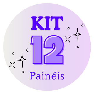 Kit Painel Redondo 50x50 cm Tecido Sublimado - Escolha Seu Tema em Oferta na Shopee