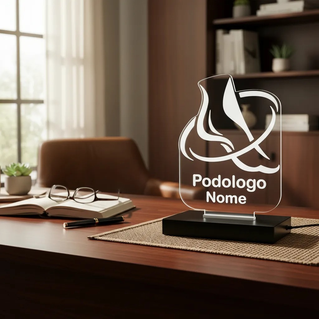 Luminária Led 3d | Podólogo Médico Pés | Abajur Presente Criativo Decoração em Oferta na Shopee