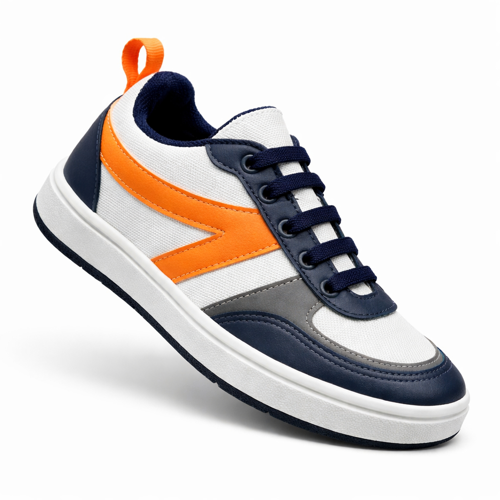 Detalhes do Tênis Casual Infantil Com Elastico Calce Facil