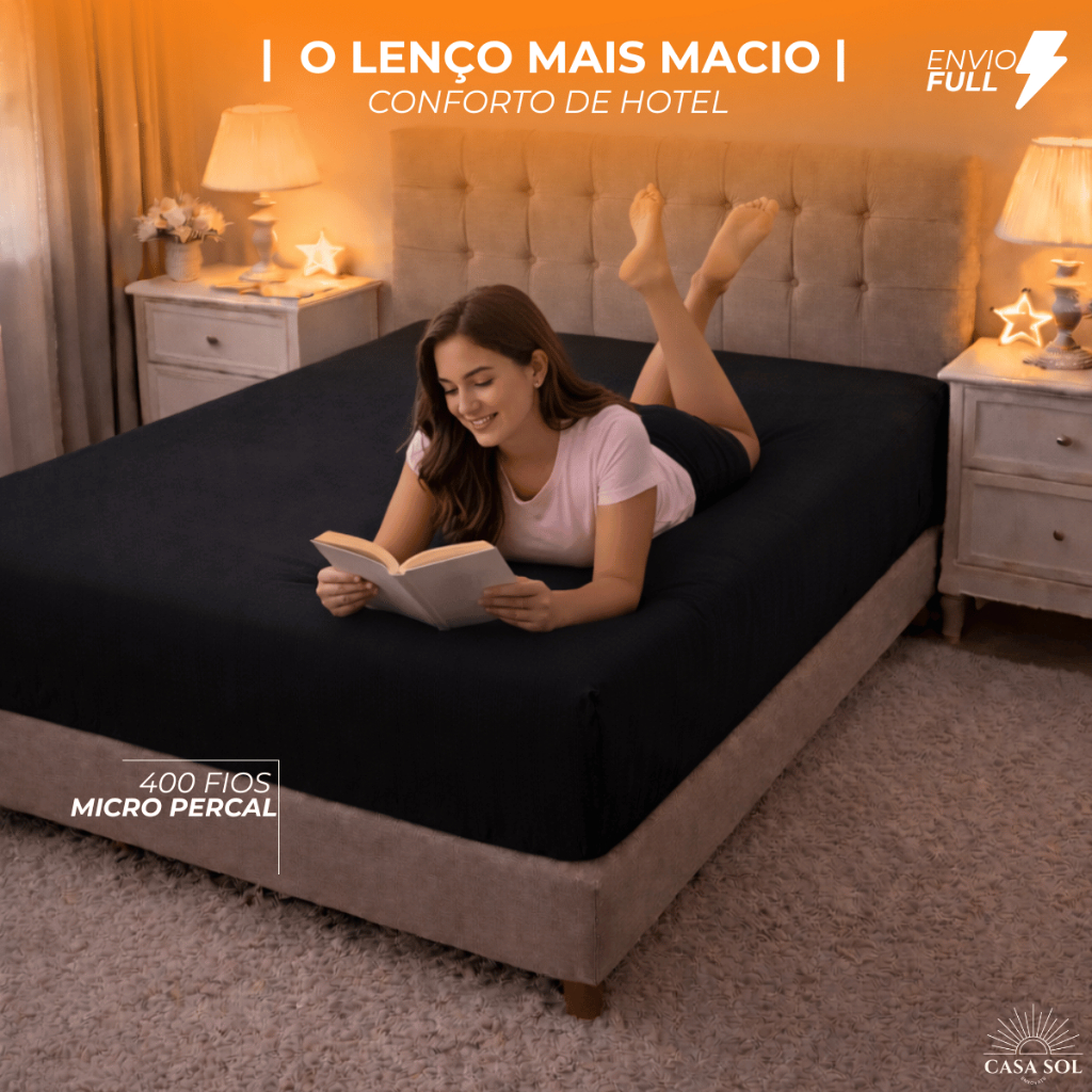 LENÇOL DE COLCHÃO  |  LENÇOL COM ELÁSTICO  |  LENÇOL DE BAIXO  | CASAL  |  AVULSO  |  400 FIOS
