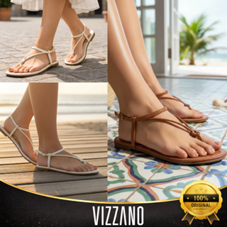 Sándalia Vizzano Feminina Rasteira De Dedo Baixa Versátil Casual Lançamento Detalhe Tiras Original em Oferta na Shopee