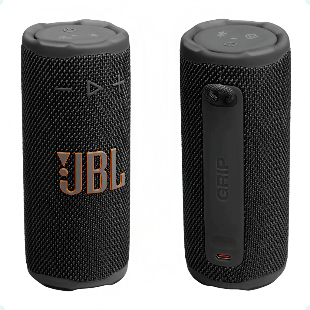 Caixa De Som Bluetooth Portátil Grip Jbl Preta Autonomia Maxima 14h Potência Saída (RMS) 16 W