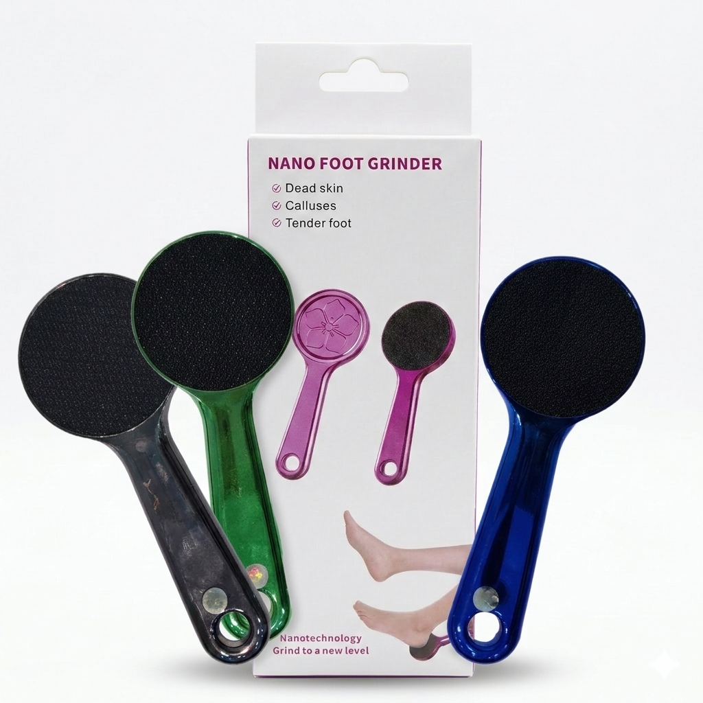 Kit Lixador Depilador Pele e Pés Macios Nano Cristal Reutilizável Indolor Portátil  - Envio imediato em Oferta na Shopee