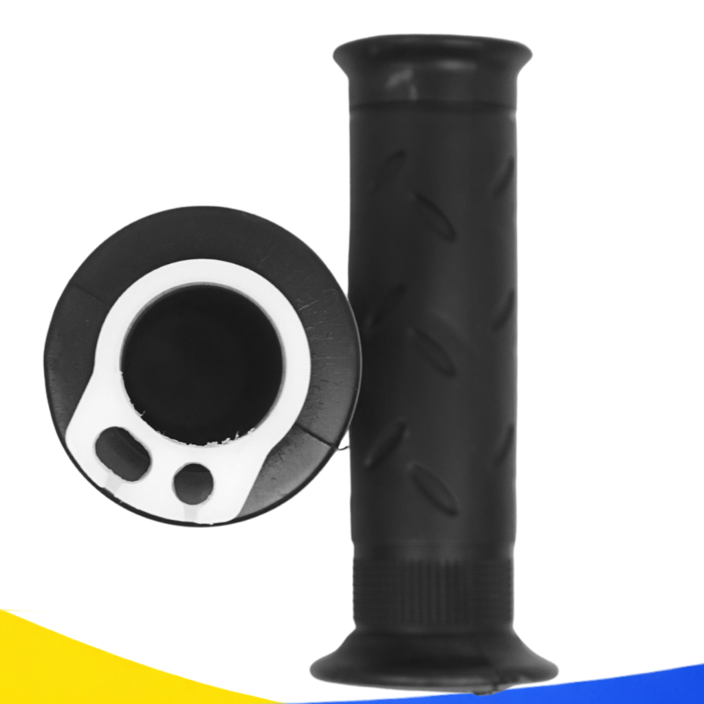 Par Manopla Biz 125 Preta Vazado Com Roldana Acelerador 2018 a 2025