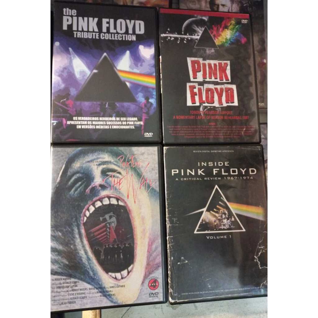 Dvd Pink Floyd Tribute collection Toronto pearson airporty Inside vol 1 The Wall Pink Floyd A Momentary Lapse Of Reason