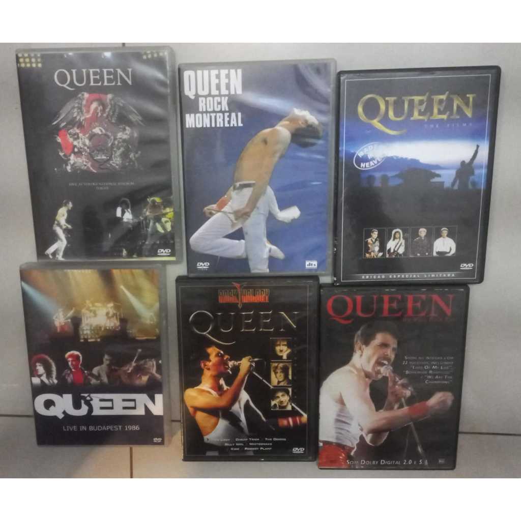 Dvd Queen Made In Haven Rock Montreal Live Budapeste Rock Hology Classic tax Live Tokio We Will Rock You the films