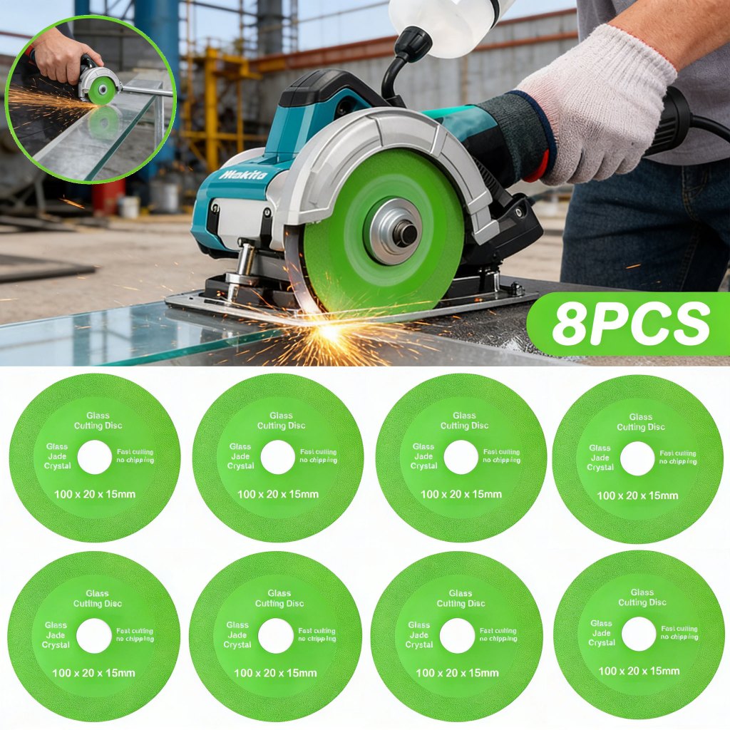 8/5/4/3/2/1Discos Diamantado Para Corte De Vidro Porcelanato Piso e Cerâmica 100mm X 20mm em Oferta na Shopee