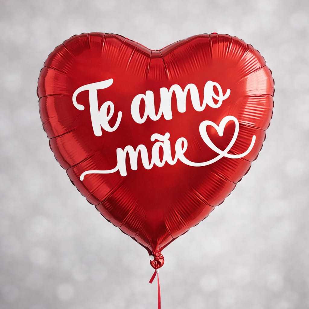 Adesivos de vinil para balões de 10 POLEGADAS no tema TE AMO MÃE/ Adesivos de DIA DAS MÃES em Oferta na Shopee