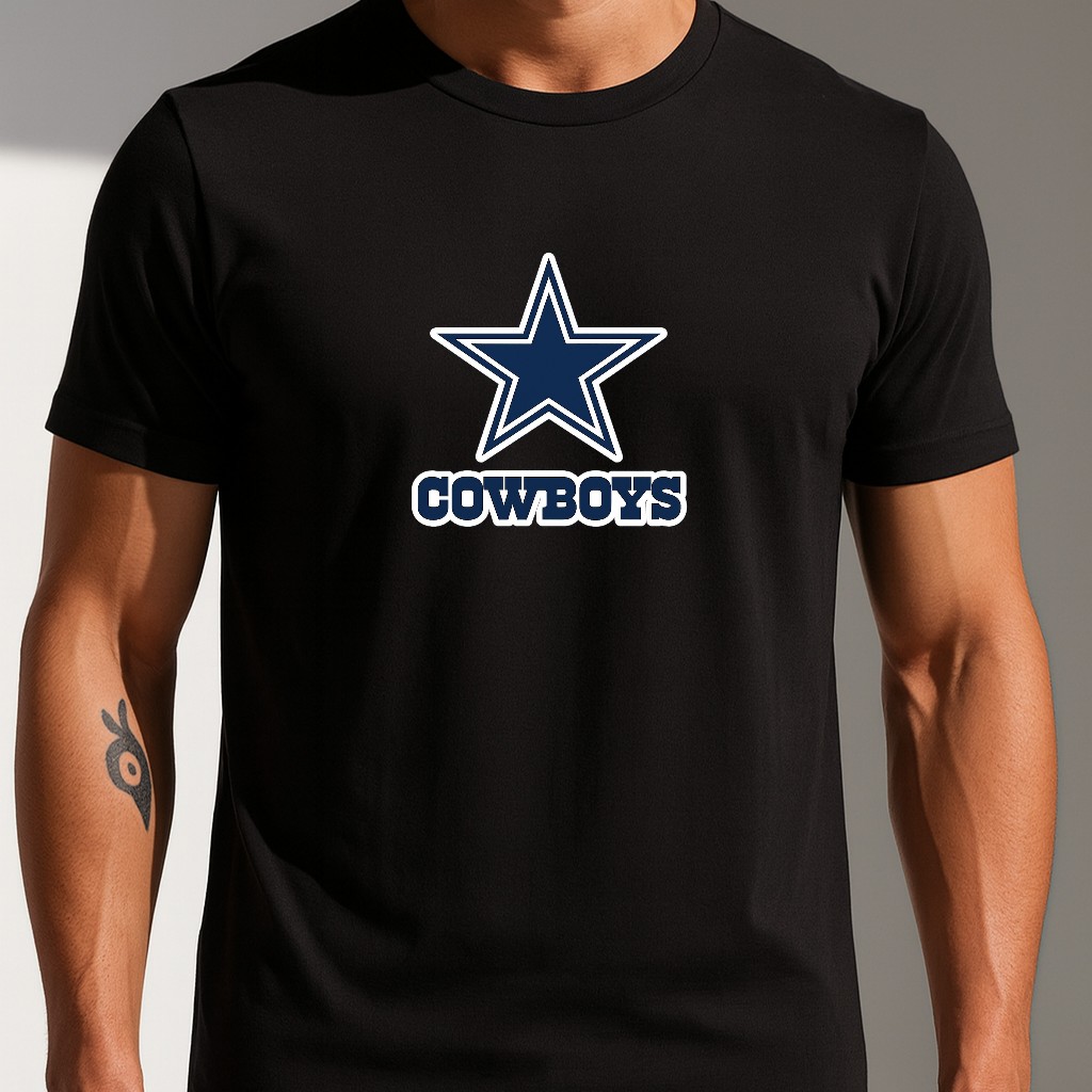 Camiseta Masculina Básica Blusa T-Shirt Futebol Americano Cowboys Dallas Texas Super Bowl NFL