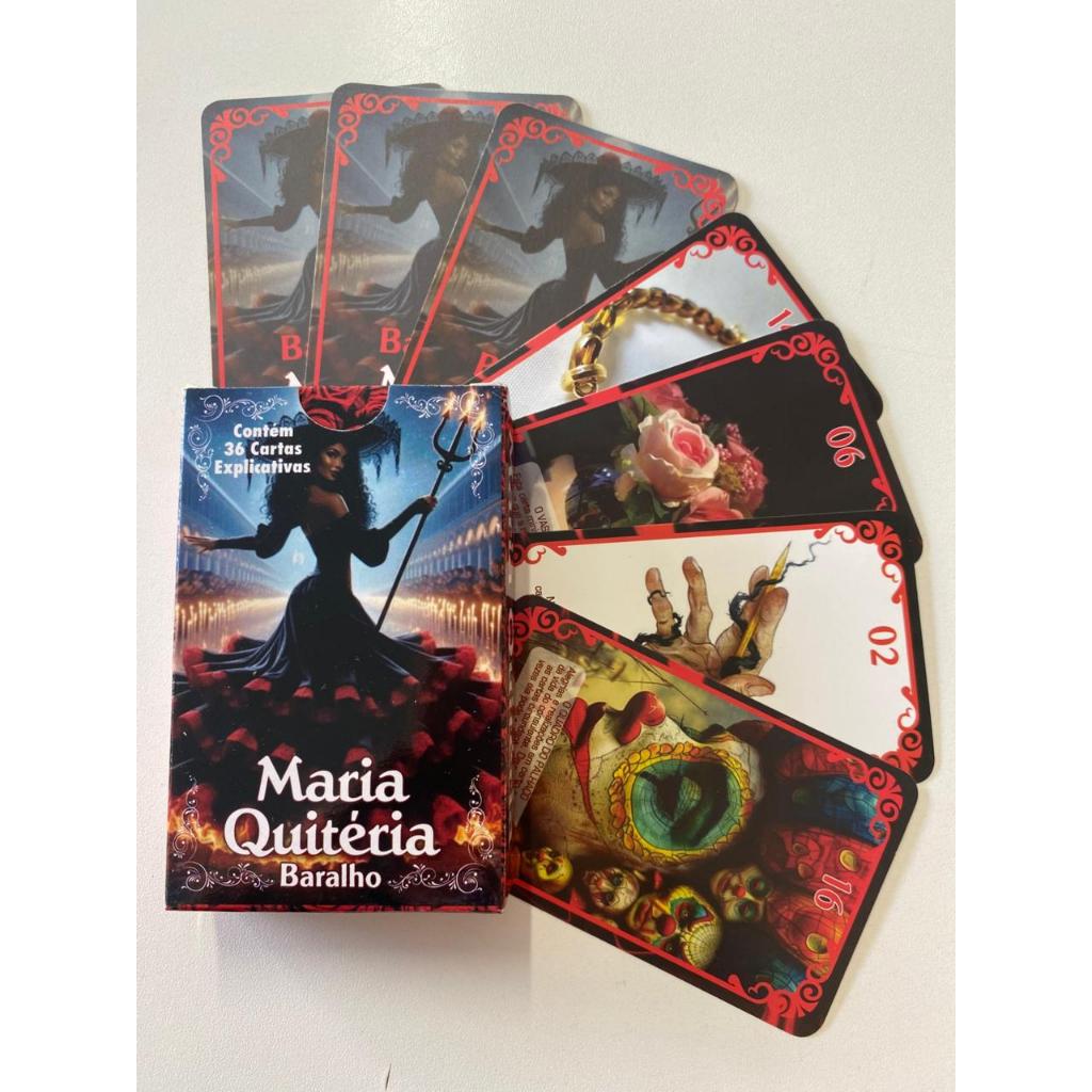 BARALHOS TAROT CIGANOS EXU POMBAGIRAZÉ PELINTRA TAROT NEGRO