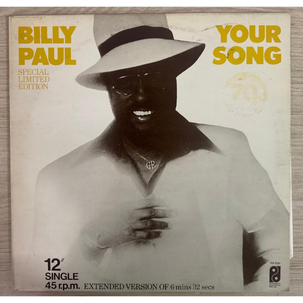 LP Disco Vinil Billy Paul - Your Song
