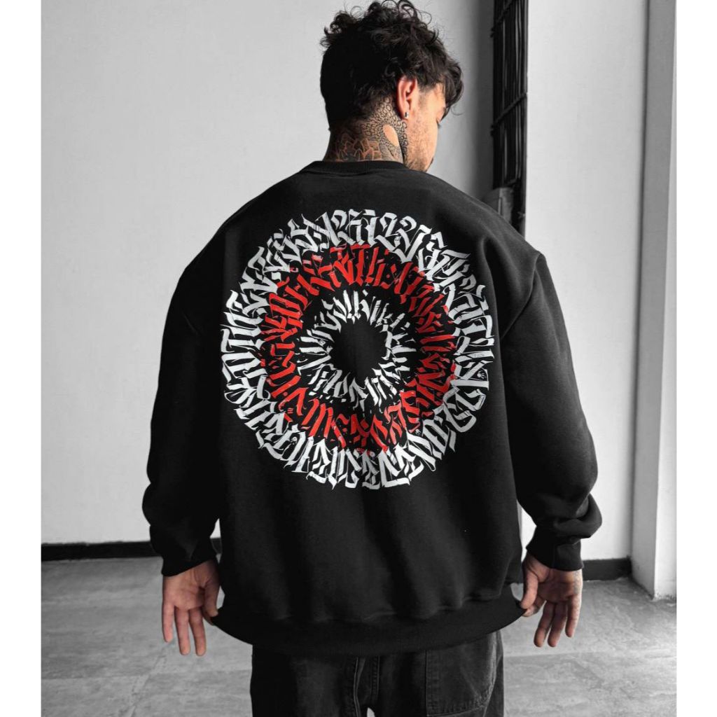 Moletom Careca Spiral Graffiti Aftersoul Unissex Plus Size PP ao G3 Peluciado