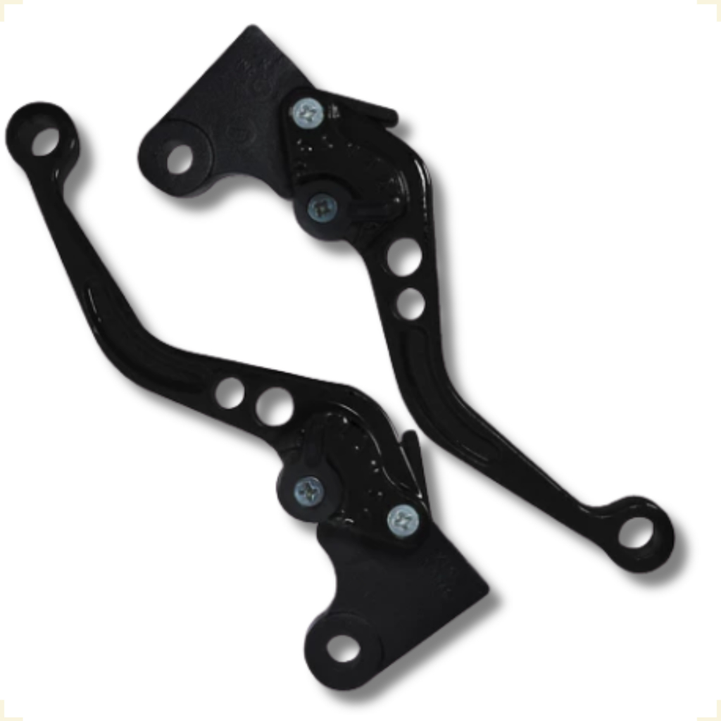 Par Manete Embreagem + Freio Lona Esportivo Ajustável Moto Cg Titan Cg150 Titan KS ES Cg Fan Todas